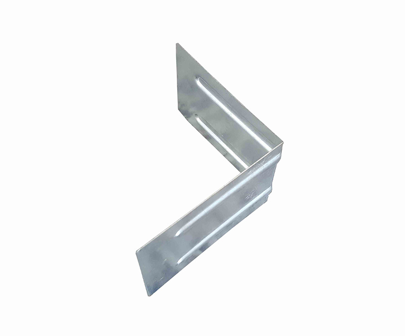L-shaped galvanized corner