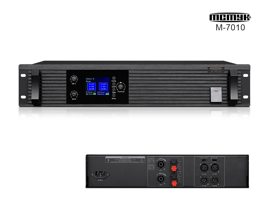 M-7010两通道功放1000W