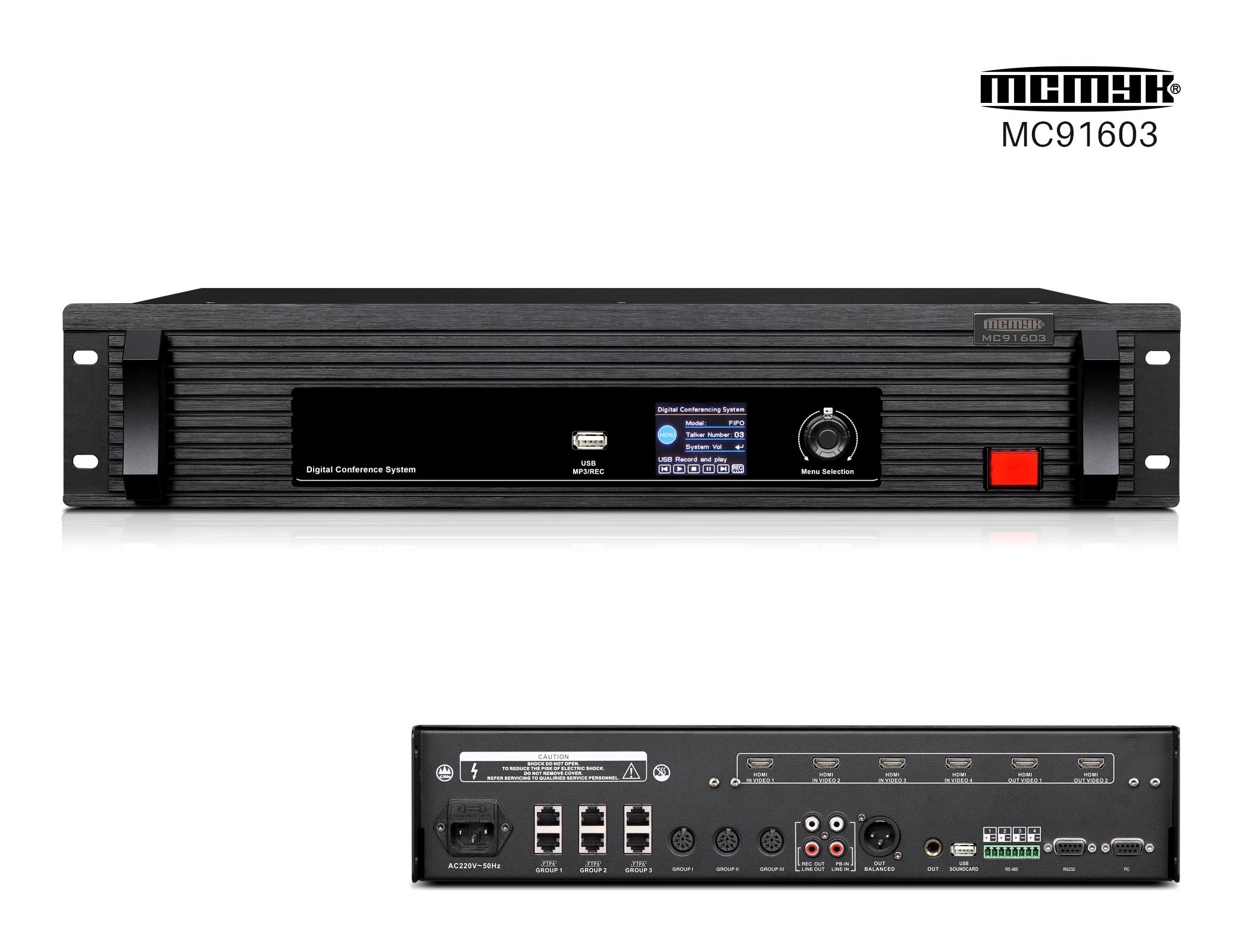 MC91603 Multifunctional conference system controller