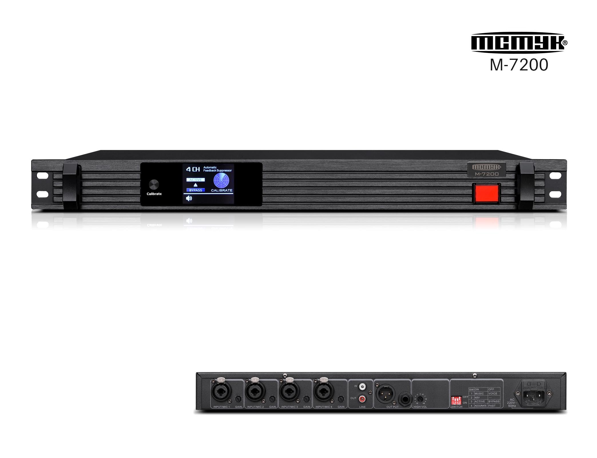 M-7200  Automatic Feedback Suppressor