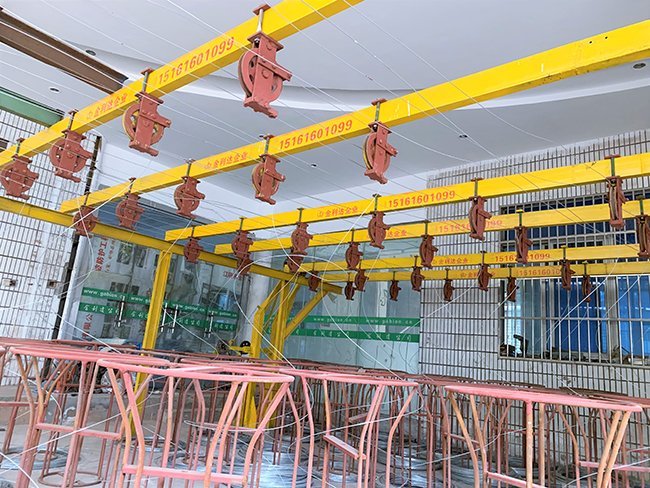 Setting out system