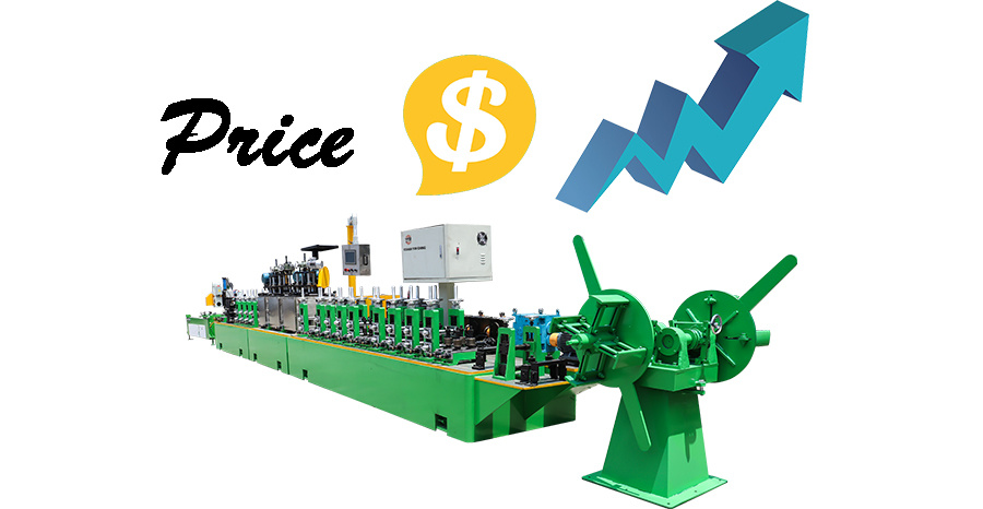 Tube making machine price