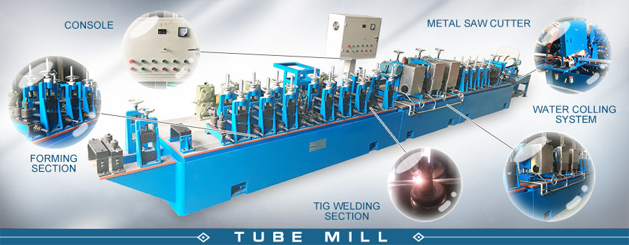 stainless steel tube making machine