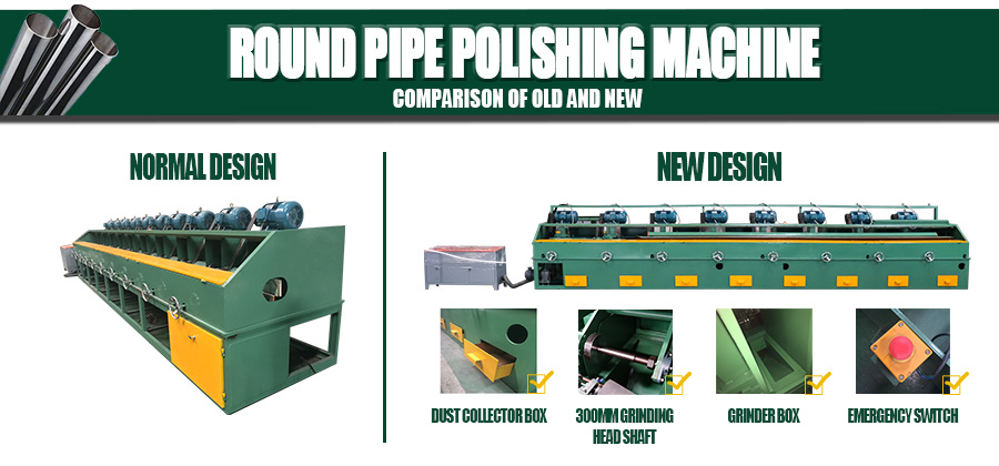 round pipe polishing machine