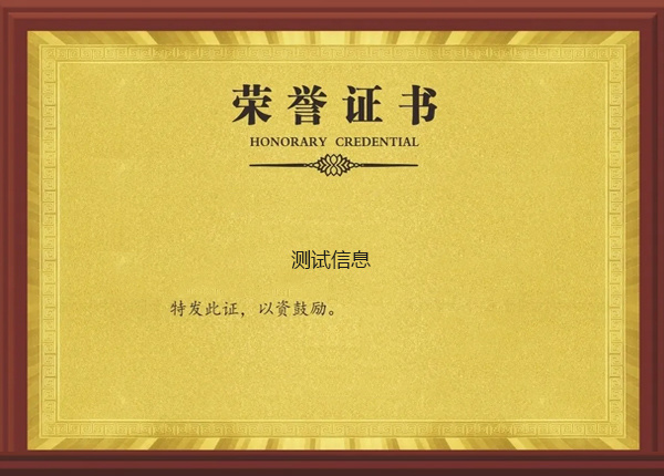 资质荣誉3 资质荣誉3