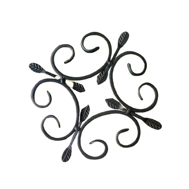 Wrought Iron Flower Panel