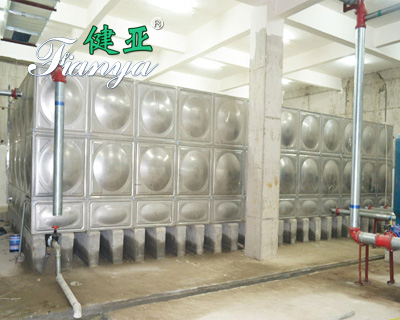 不銹鋼水箱安裝工程案例