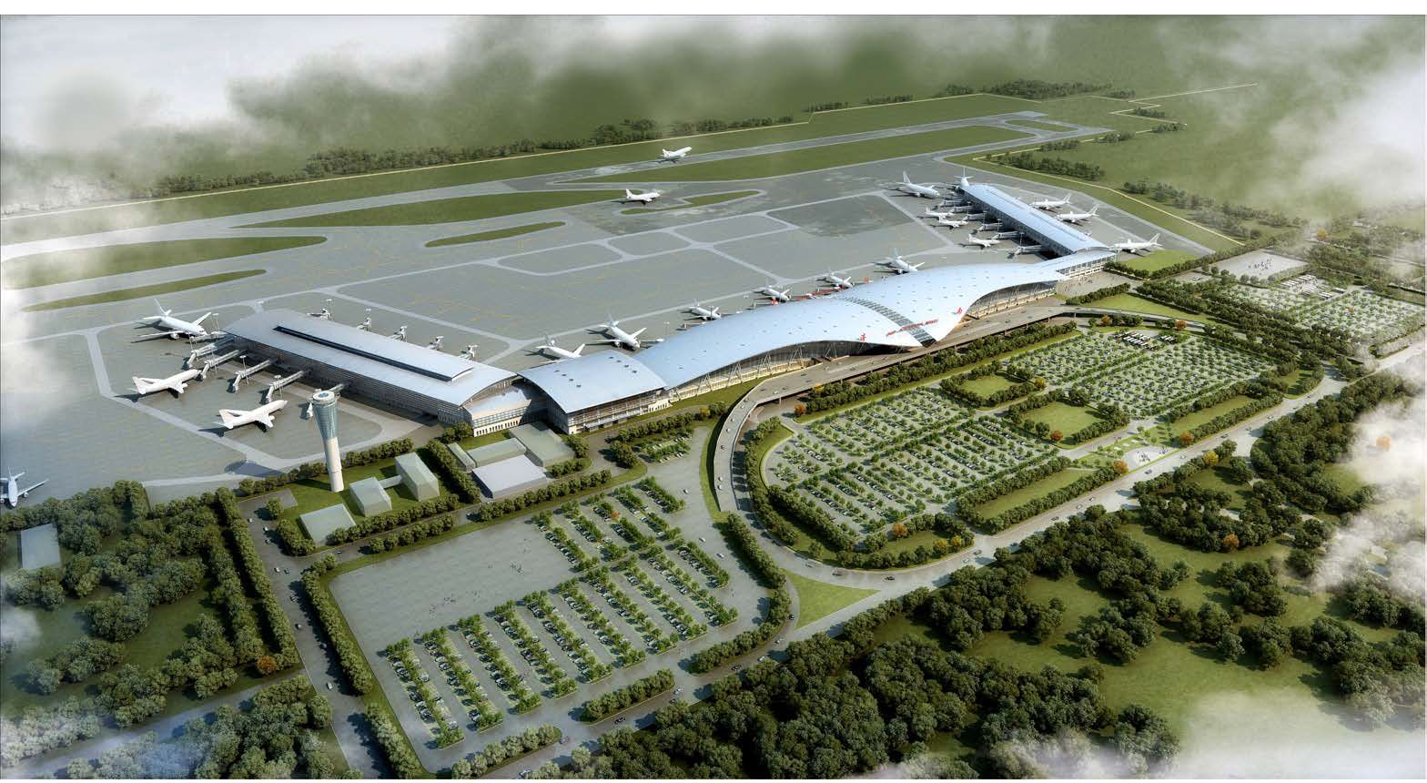 济南遥墙机场航站区扩建北指廊工程