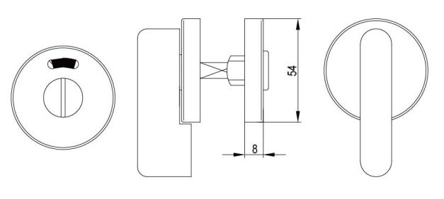 Stainless steel handle