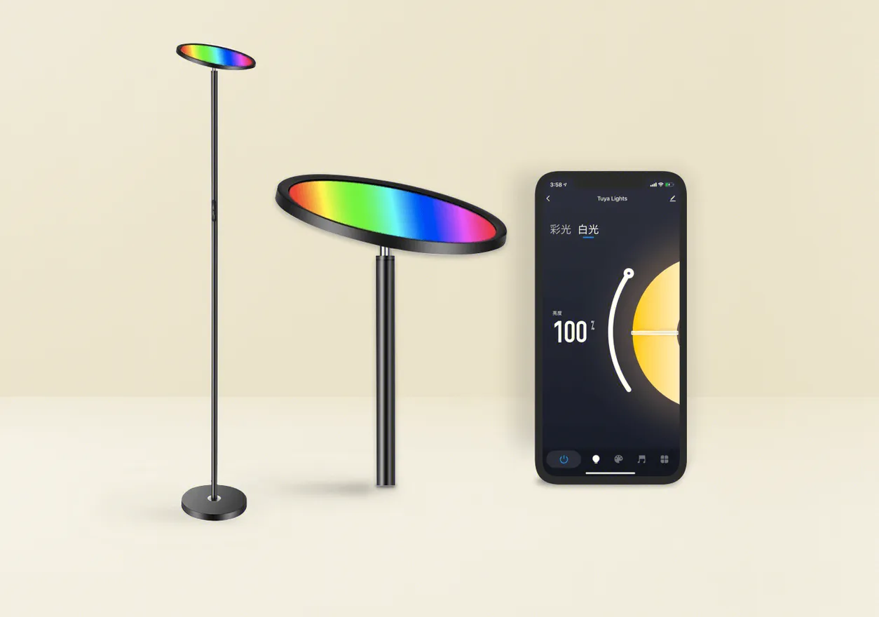 Wi-Fi&Bluetooth LE Intelligent Floor Lamp Intelligent Solution