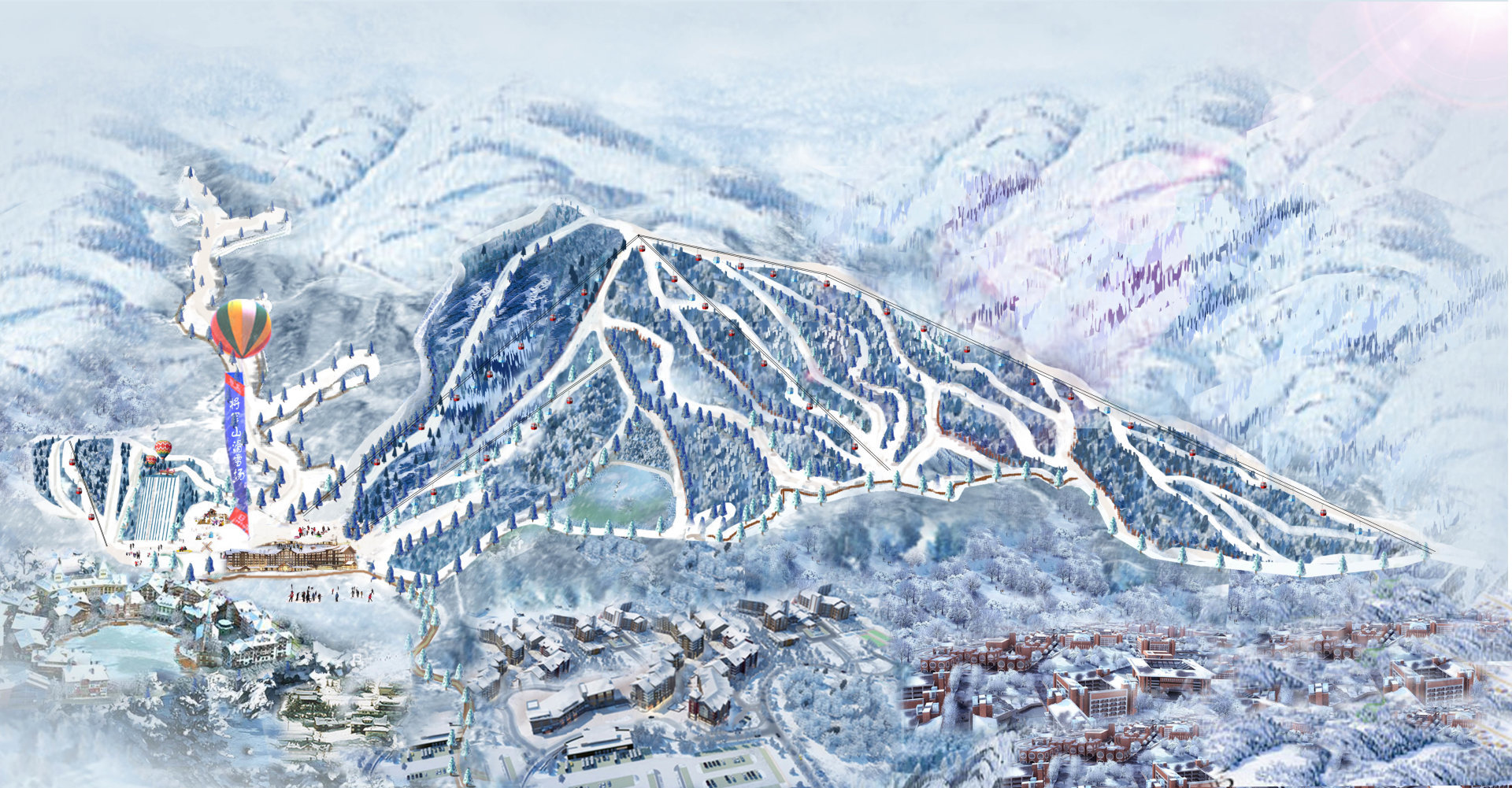 新疆阿勒泰將軍山滑雪場升級改造