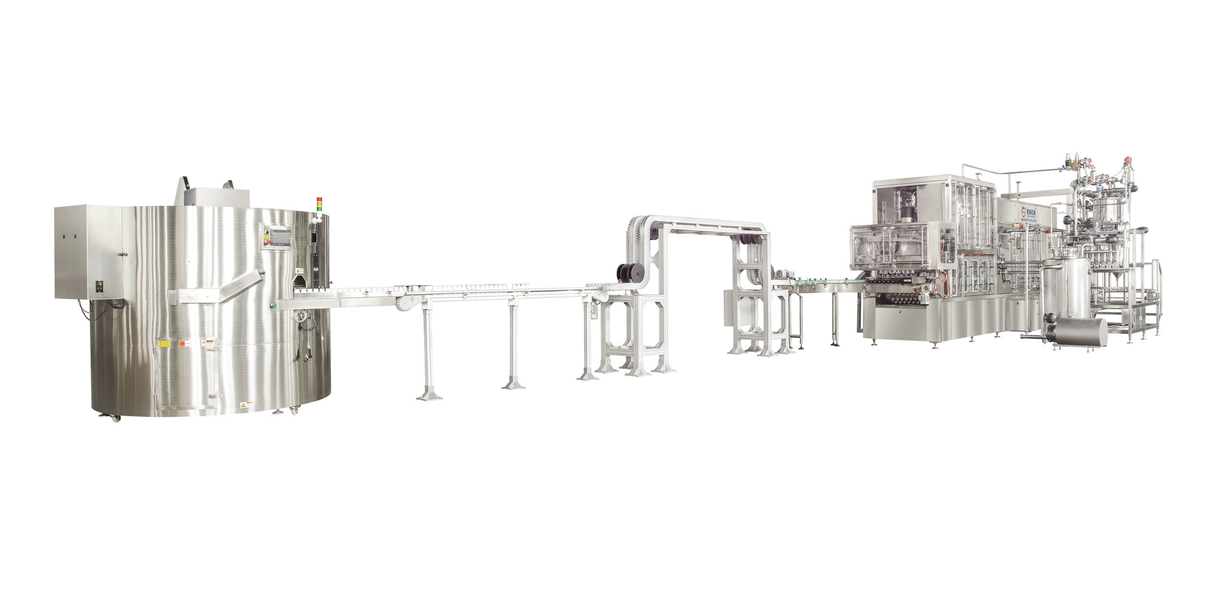 DCP-H-A Series Ultra-clean Horizontal-type Bottle Filling and Sealing with Precut Foil Machine