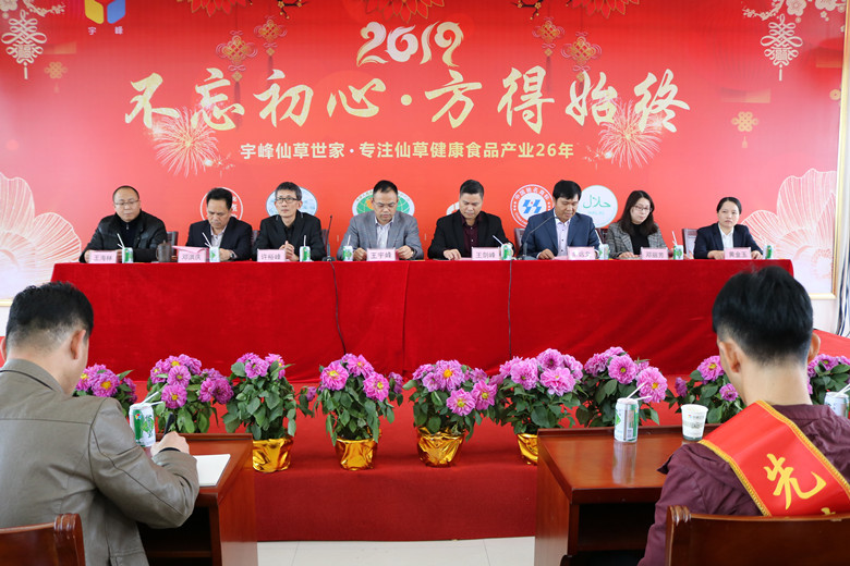 宇峰公司举行2018年度工作总结暨表彰大会
