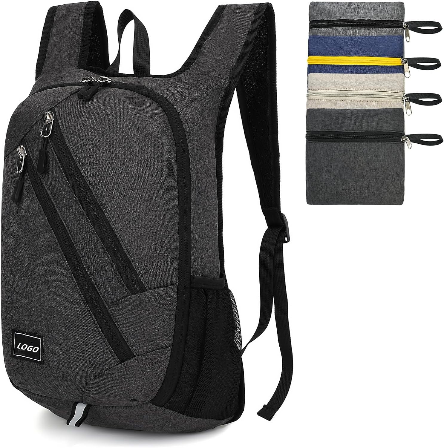ODM OEM 15L Small Daypack Backpack Outdoor Travel Hiking School Bag for Men