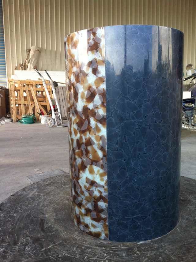 DS207 - Amber Brown Glass
