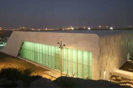 Recycled Glass Curtain Wall