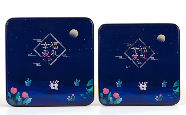 月饼铁盒包装