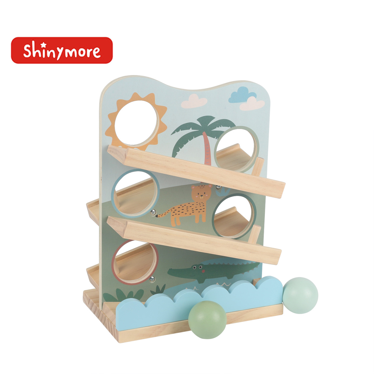 Wooden Ball Runner