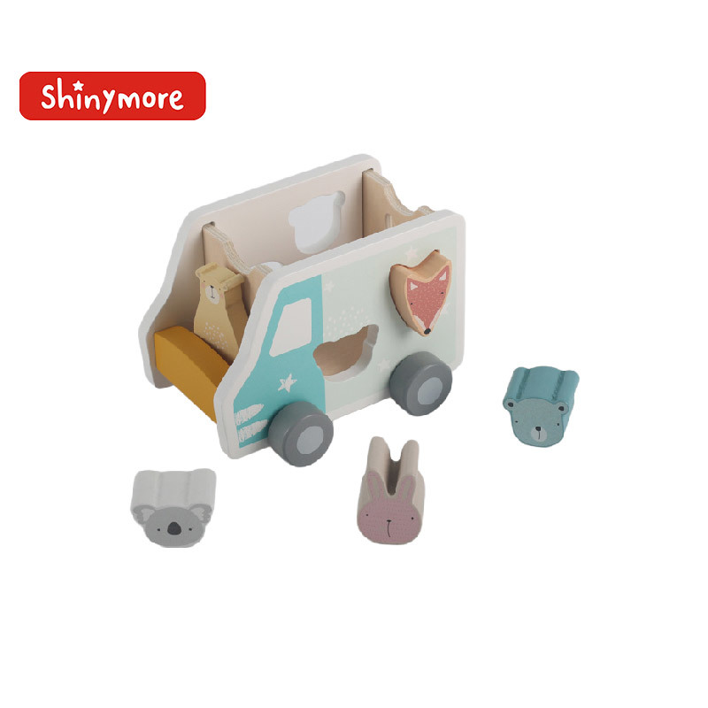 Shape matching car toy