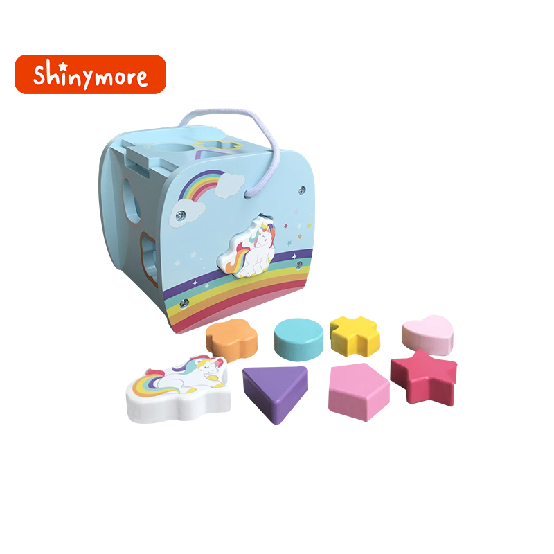 Shape Sorter Box Unicorn