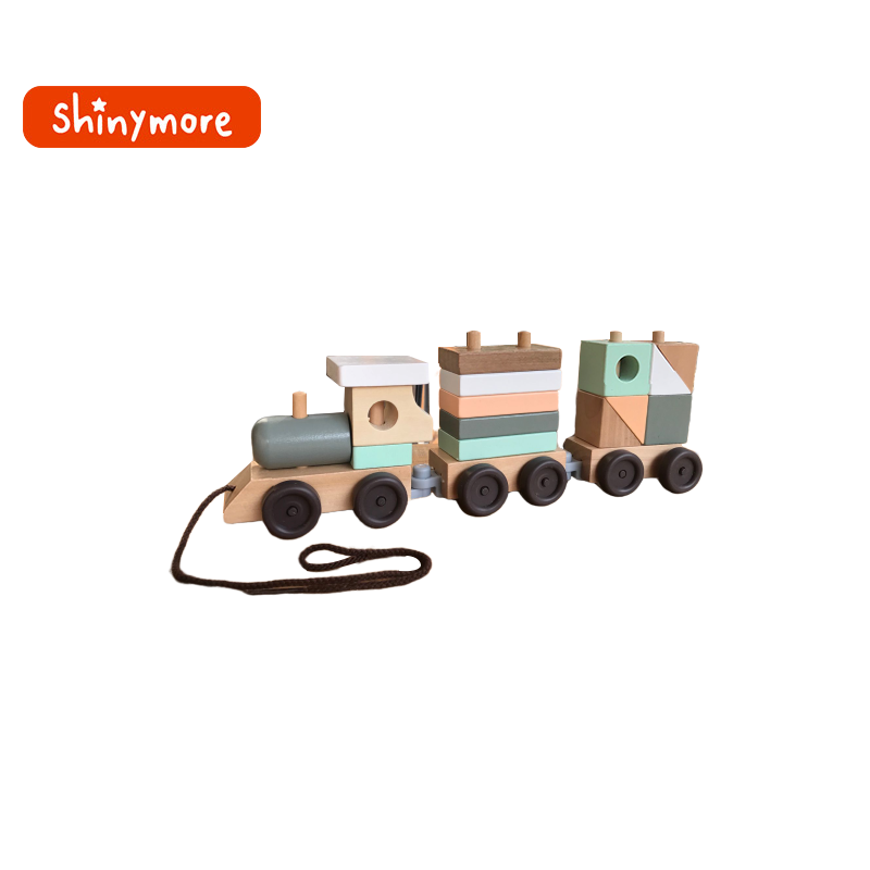Wooden Block Train 