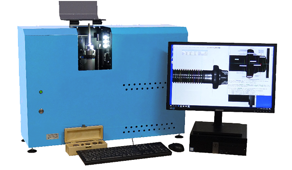 Fully automatic bolt size measuring instrument