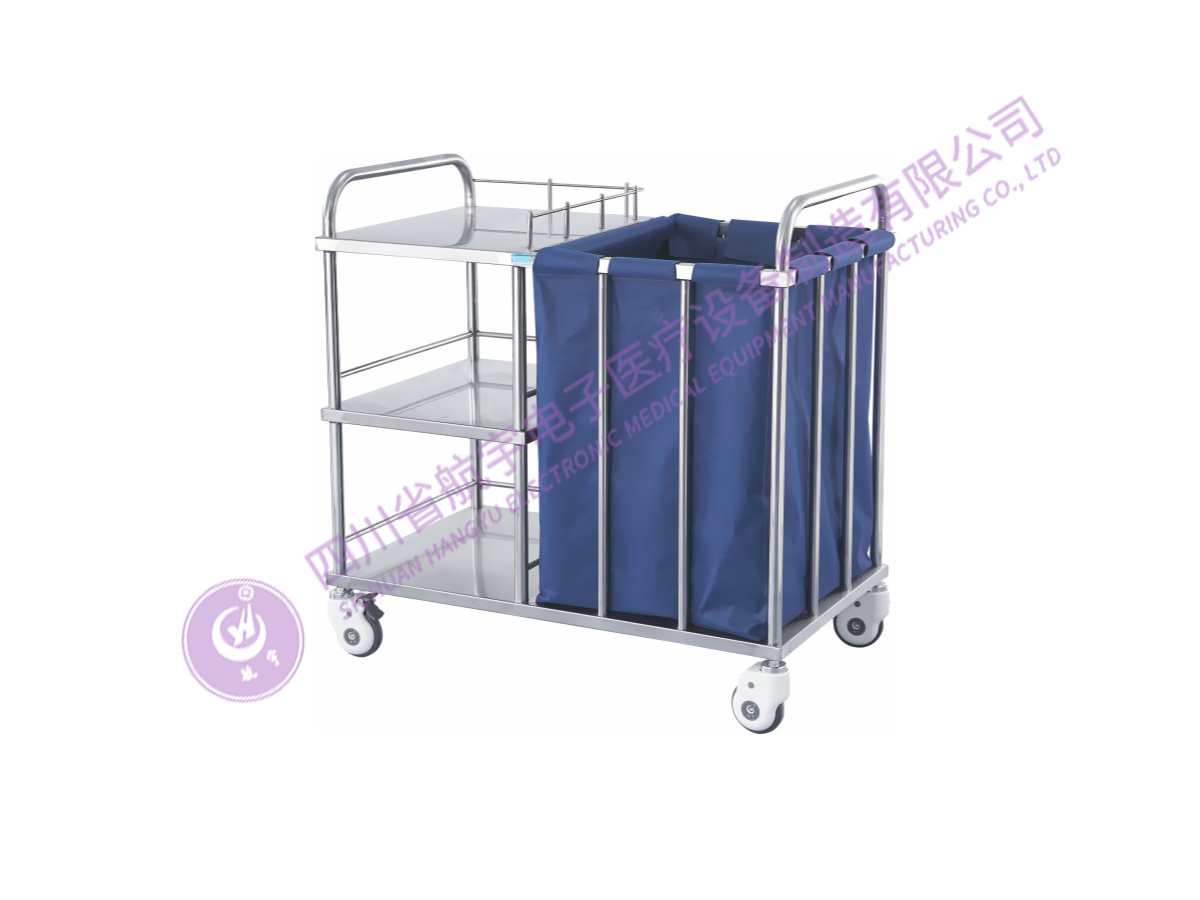 HY321不銹鋼護理污物車