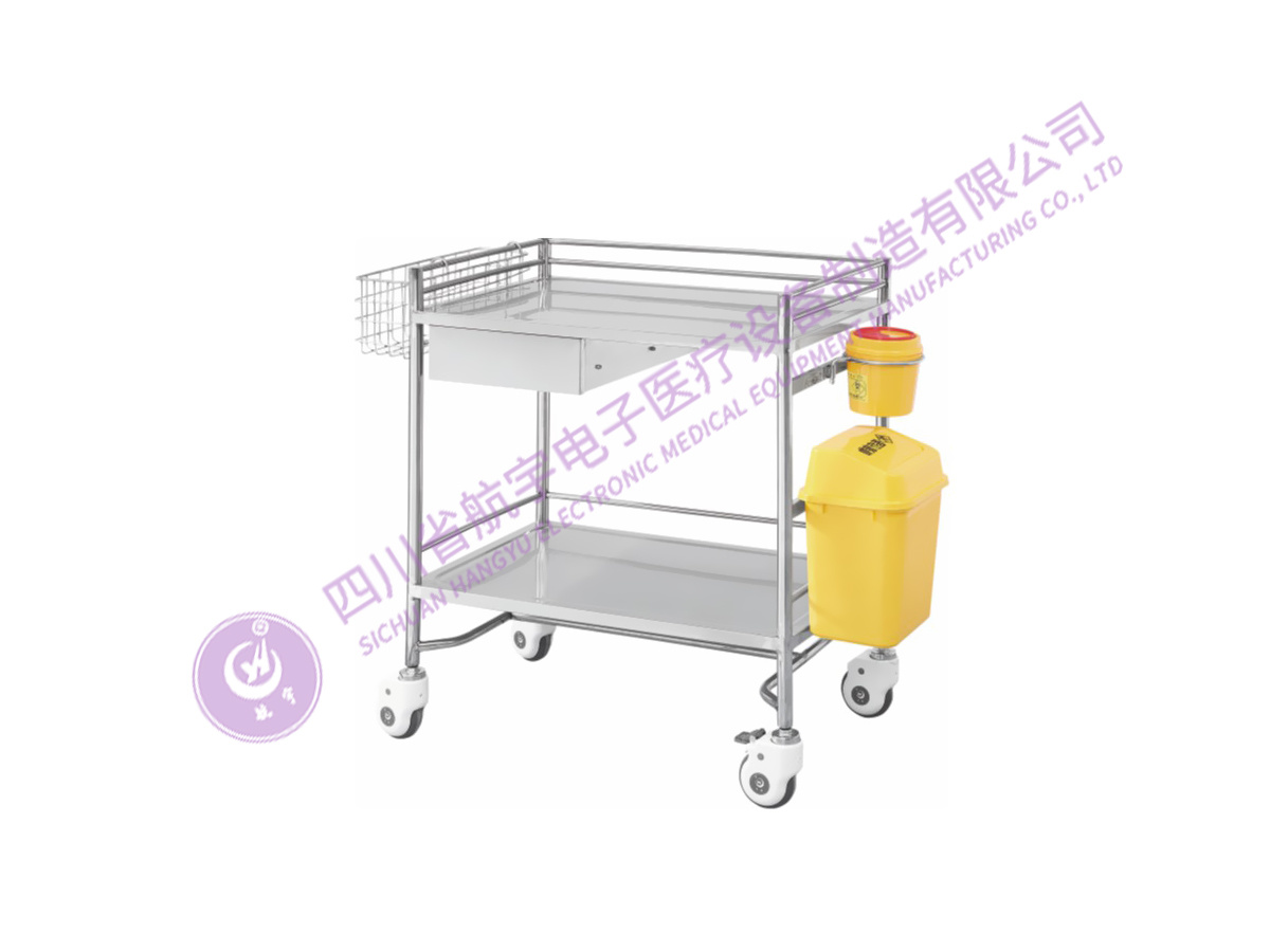 HY312不銹鋼治療車