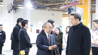 苏州市高新区党工委书记、区长吴新明莅临CSG华晓考察指导