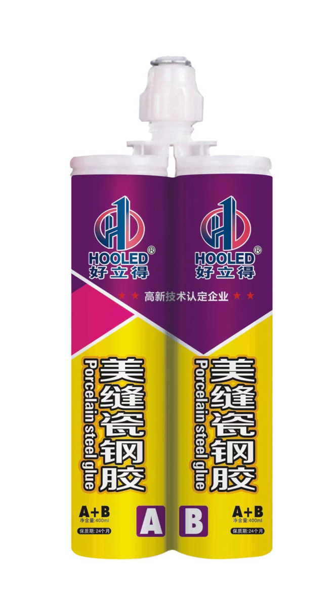 Decoration, sewing glue system to