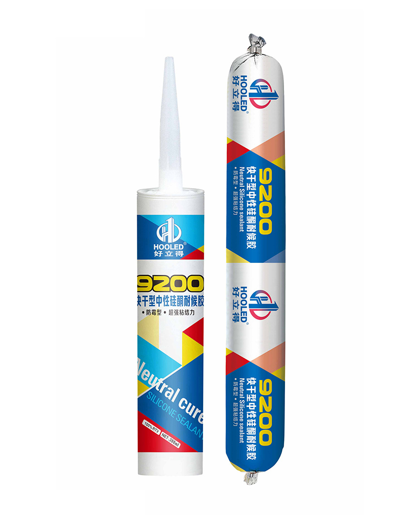 Hooled 9200 Quick Drying Neutral Silicone Weathering Adhesive