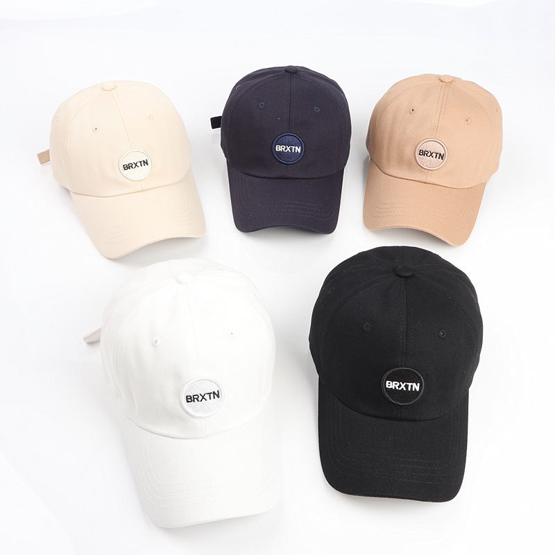 Solid Color twill plain soft top 3d embroidery sports cap