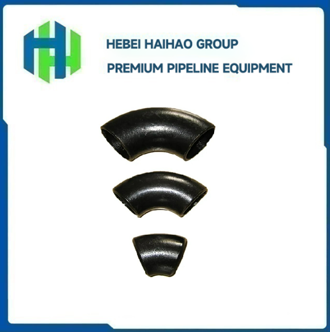 High Quality Pipe Fittings 45 Degree Black MS Carbon Steel Pipe Fittings Elbow