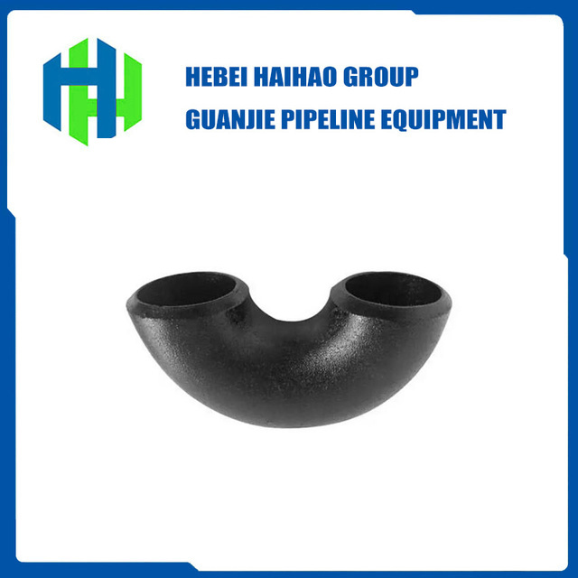 STD 2D 180 Degree Steel Pipe Elbow ASTM Butt Weld DN15 Forged Carbon Steel Pipe Fittings