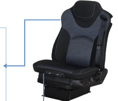 汽车座椅--司机椅系列--Q20气囊司机椅-厦门金宏达实业发展有限公司 