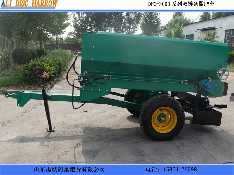 拖拉機(jī)后輸出傳動撒肥車 大型拖拉機(jī)農(nóng)家肥撒肥機(jī)