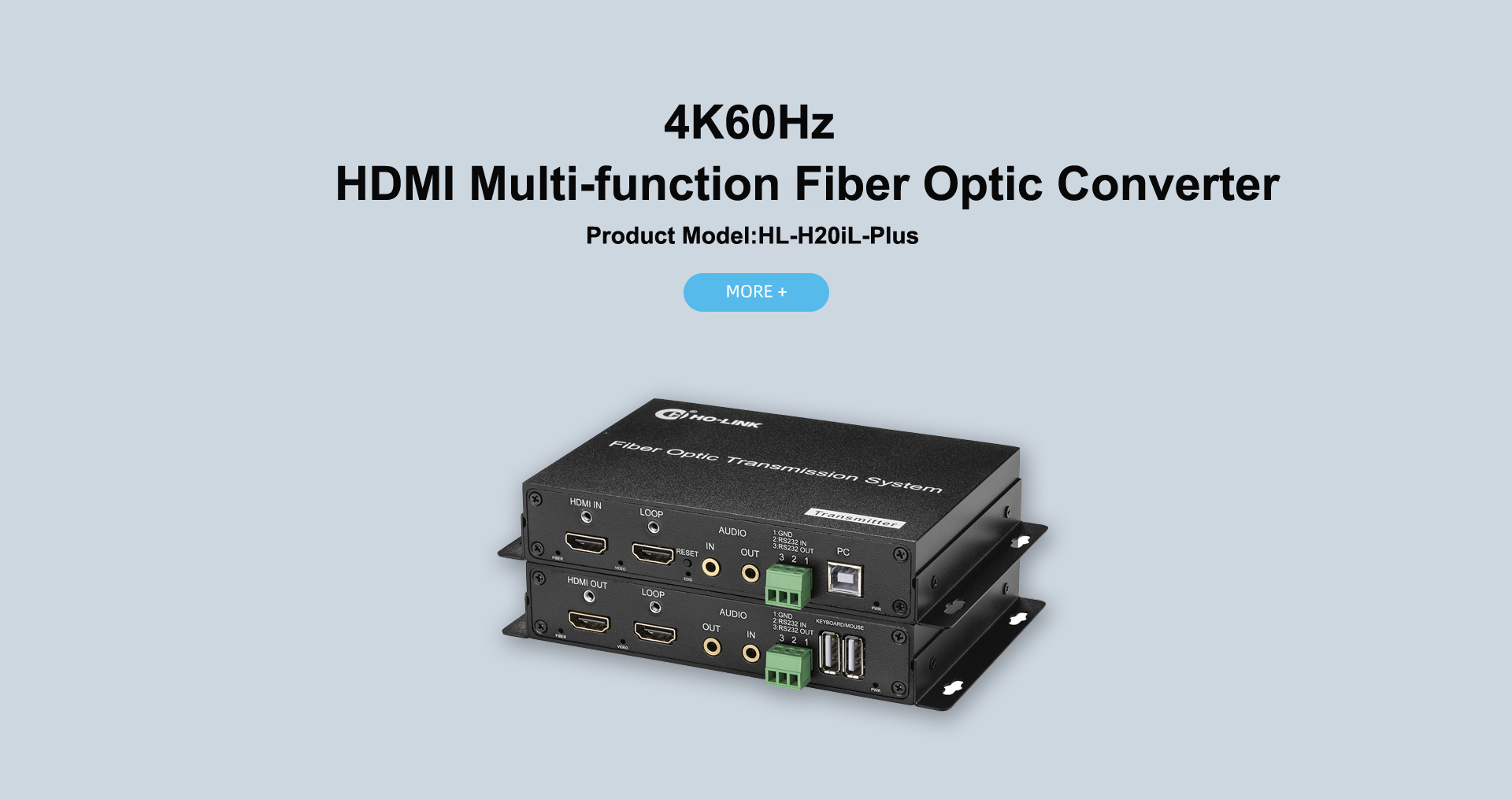 4K60Hz HDMI Multi-function Fiber Optic Converter