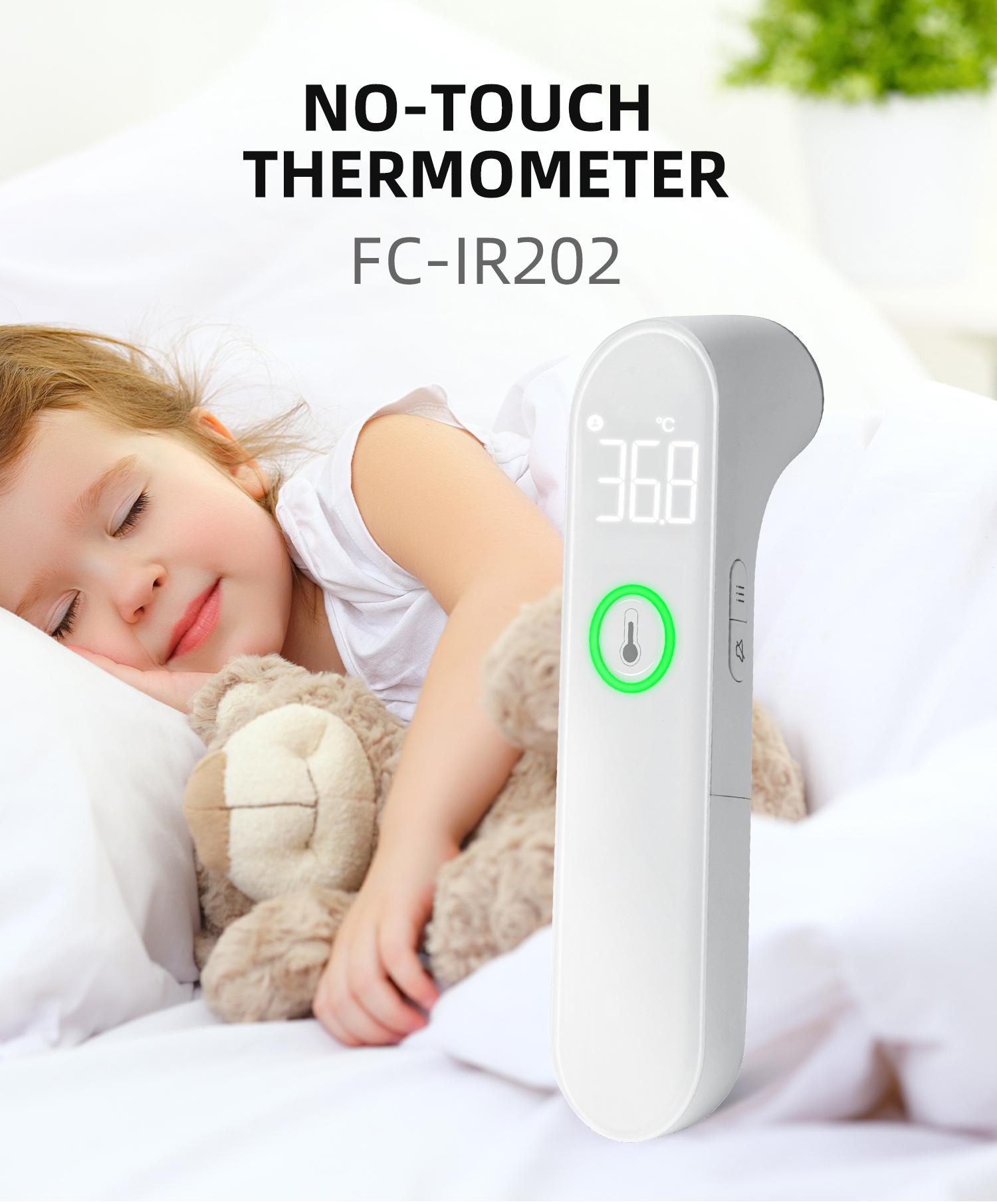  Thermomètre infrarouge sans contact FC-IR209 