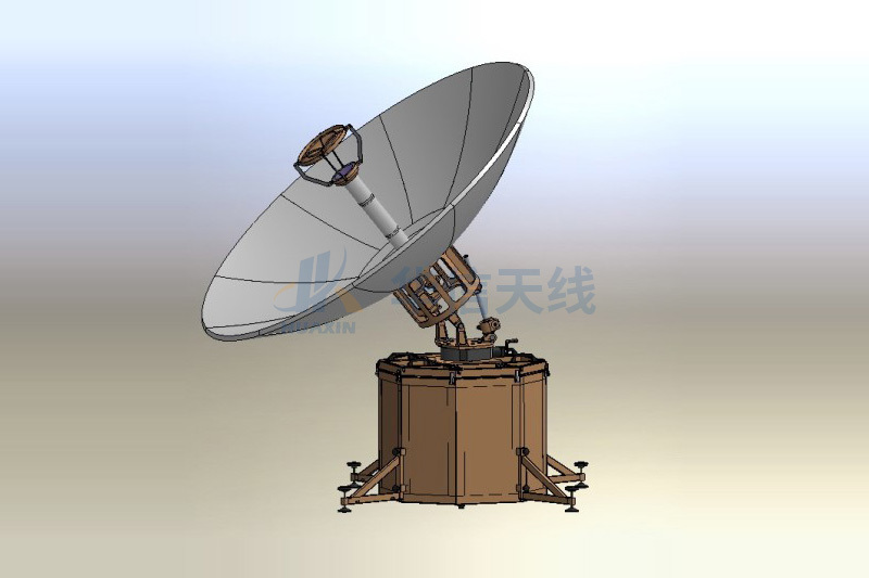 2.4米C波段碳纤维便携式天线