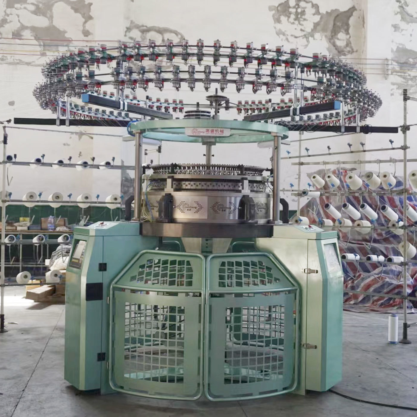 Single jersey computer jacquard cricular knitting machine