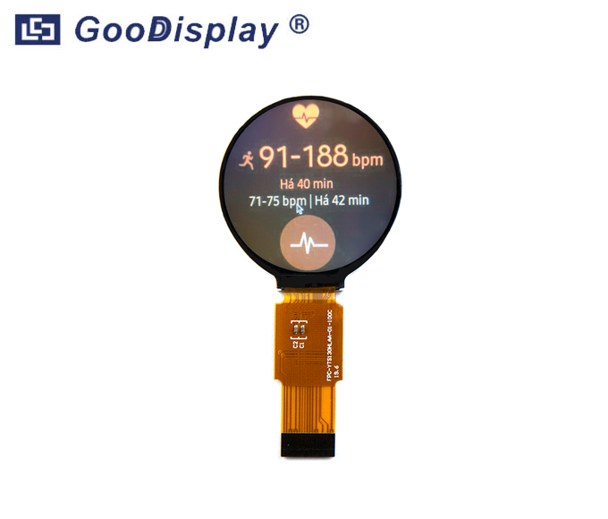 1.3 inch 320x320 round LCD circle TFT module display, GDTY0130H100N