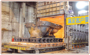 Heavy normalized & temper heat treatment furnace for steel casting