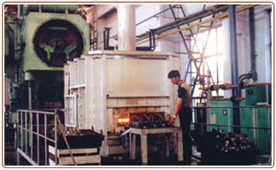 Multi-rows running pusher type Continuous Rapid-Heating Furnace