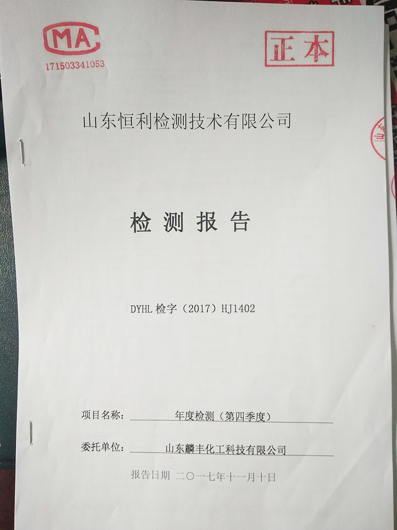 检测报告