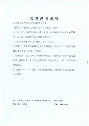 检测报告
