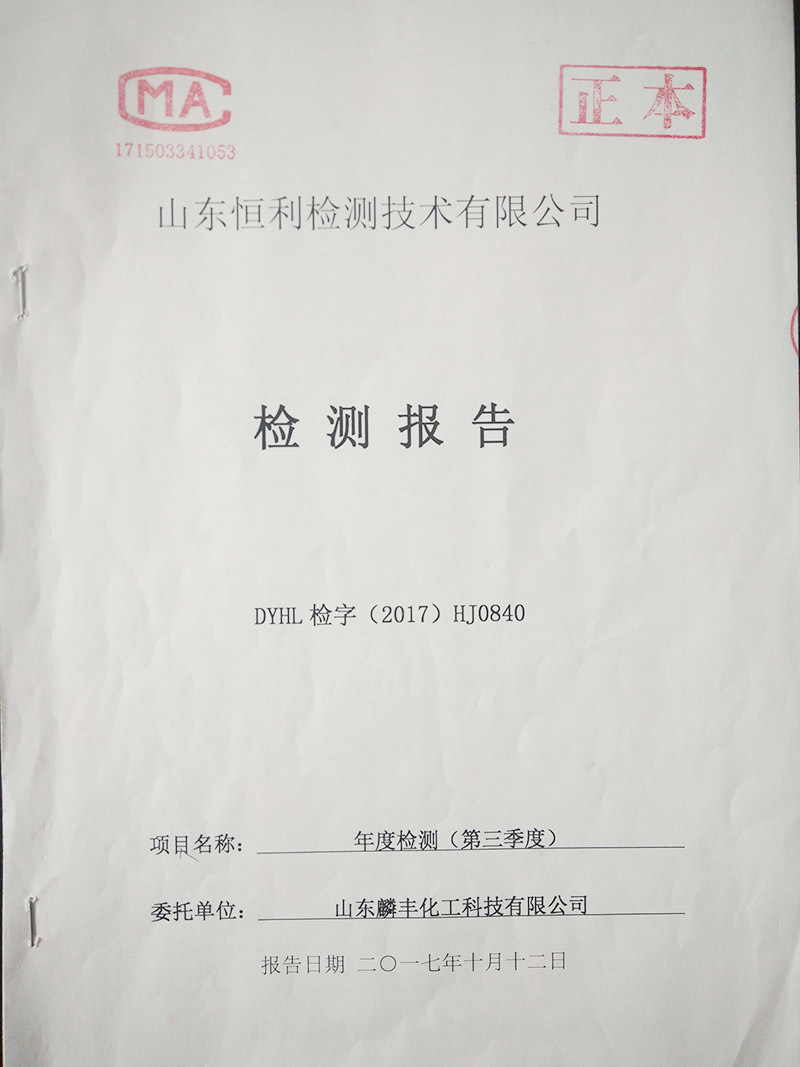 检测报告