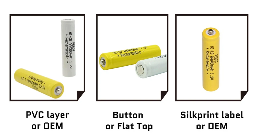 1.2V AA/AAA Ni-CD Ni-MH Rechargeable Replacement NiCd 2A Bateria Battery for Electric Toy Remote Control Car LED Lamp