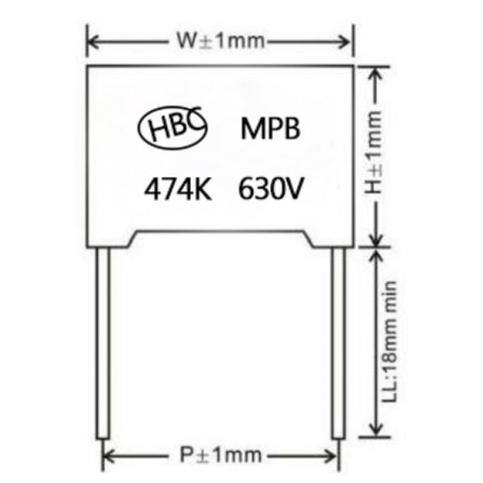 Box Type  Met   Polypropylene  Film Capacitor-CBB21B(MPB)