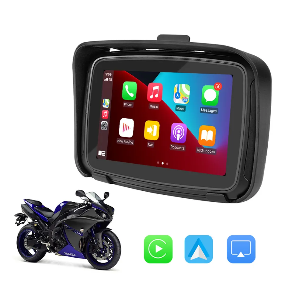 5 Inch Car Portable Android Auto Lcd Universal Motorcycle
