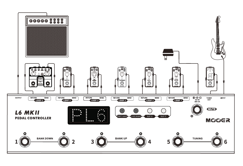 Pedal Controller L6 MKII_MOOER Audio